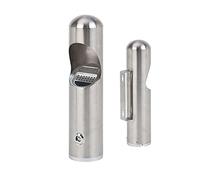 Cenicero de pie para exteriores, receptáculo de cigarrillos montado en la pared, cenicero de aleación de aluminio, soporte de suelo para cigarrillos con cerradura de acero inoxidable, bandeja para c