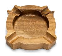 Cenicero de puros Cenicero de madera maciza Alta capacidad Práctico Humo doméstico Múltiples huecos Ligero Portátil for uso doméstico/238