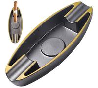 Cenicero De Puros con Ranura para Puros, Cenicero De Viaje Portátil, Perforador De Puros, Bandeja para Cenizas De Puros para Hogar, Oficina, Interior Y Exterior para Hombre