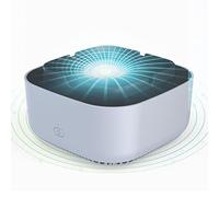 Cenicero eléctrico sin humo, 13 cm, multifuncional, sin humo, 3 V, recargable por USB, soporte para cenizas para coche/interior/exterior, protege la salud