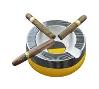 Cenicero grande para cigarrillos redondos de 8 pulgadas, cenicero grande para exteriores, cenicero para patio, exterior, interior, regalos para hombres