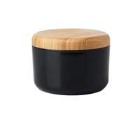 Cenicero impermeable for fumadores de cigarrillos y puros, resistente al viento, for interiores exteriores, con tapa, color negro, 1 ud. Antiolores