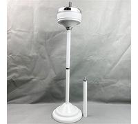 Cenicero independiente, cenicero de suelo para puros para el patio, cenicero alto de jardín con tapa, cromado, soporte ajustable para el patio