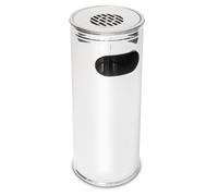 Relaxdays Cenicero para Exterior (con Cubo extraíble, Acero, 75 cm de Altura)