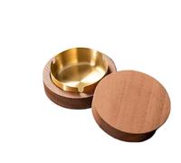 Cenicero para Coche Cenicero simple con tapa, cenicero a prueba de madera, sala estar, oficina, ligero acero inoxidable lujo