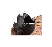 Cenicero Piranha de cerámica de gran capacidad para el hogar Antimoscas Cenicero de ceniza de cigarro adornos