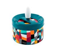 Cenicero Pirones, con pulsador acordeón