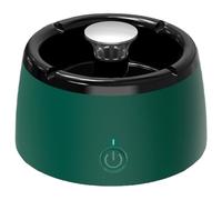 Cenicero portátil, 4 x 5 pulgadas, desmontable, purificación de iones negativos, sin humo, para interiores, carga USB, resistente al viento, soporte para fumar tabaco para conducir y hogar, sin humo