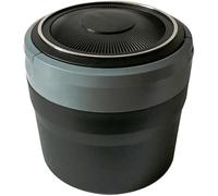 Cenicero Portátil Coche Para Renault Clio 4 2015, Ashtray con Tapa Acero Inoxidable Sin Humo Desmontable Antiolores Bote Basura Portátil,C