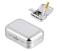 Cenicero Portatil,Mini Cenicero De Bolsillo Con Llavero,Cenicero Portátil De Metal,Mini Cenicero,Cenicero Portátil Sin Olor,Cenicero De Viaje Con Tapa,Para Uso En Exteriores O Interiores