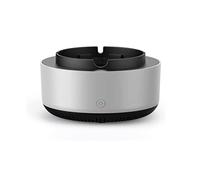 Cenicero purificador de aire, cenicero 2 en 1 sin humo con tecnología de iones negativos, ambientador portátil para el hogar y el coche