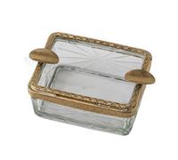 Ceniceros Cenicero de Cristal de Cobre, Cenicero for Puros, decoración for Sala de Estar, Bandeja de Cigarrillos de Moda, Cenicero Decorativo Artesanal Retro Antiolores