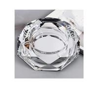 Ceniceros Cenicero de cristal plateado, cenicero for puros, ceniceros grandes for cigarrillos, ceniceros de varios tamaños for exteriores, for interiores, fáciles de usar Antiolores(15 cm/5.9 in)