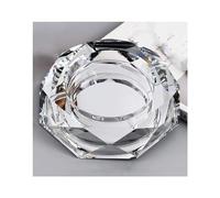 Ceniceros Cenicero de cristal plateado, cenicero for puros, ceniceros grandes for cigarrillos, ceniceros de varios tamaños for exteriores, for interiores, fáciles de usar Antiolores(12 cm/4.7 in)
