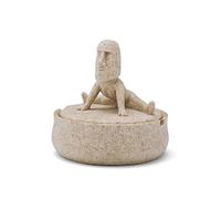 Ceniceros Cenicero Estatua De Piedra Gigante Pascua for Cigarrillos Con Tapa Acceso for Fumar