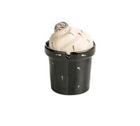 ceniceros de mesa Cenicero con formas de helado con tapa, ceniceros con diseño de embudo, cenicero de cerámica for uso interior o exterior, decoración de escritorio Decoración del hogar de la oficina(