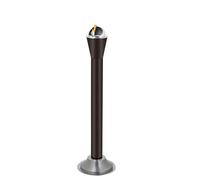 Ceniceros Grandes Y Altos De Acero Inoxidable, Cenicero De Pie Para Exteriores, Para Patio, Para Desechar Colillas, Cenicero Metálico Comercial Para Fumadores(Black)