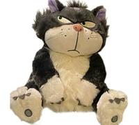 Cenicienta Lucifer Gato Peluche Suave Animal De Peluche Figura De Dibujos Animados Animal Princesa Figura De Felpa Niños Película De Anime Juguetes De Peluche Muñecas Regalo Para Niños,Grey-45cm