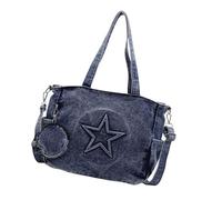 Cenifin Bolso Vaquero Bolso Para Mujer Satchel Bolsos Con Asa Carteras Con Correa Extraíble Bolsos Bandoleras Bandolera Moda Bolsos Bandoleras Y Bolsos De Mano Para Mujer, Retro Blue