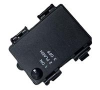 Cenifin Carcasa de batería 3Slot 2A con función de temporizador, diseño impermeable, protección a prueba de polvo, muelle de acero para accesorios electrónicos, a prueba de polvo