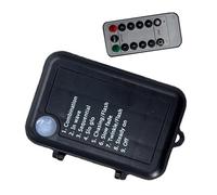 Cenifin Carcasa de batería 3Slot 2A con función de temporizador, diseño impermeable, protección a prueba de polvo, muelle de acero para accesorios electrónicos, a prueba de polvo