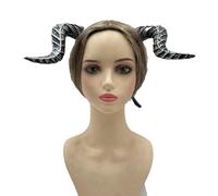 Cenifin Diadema de cuernos de diablo para Halloween, cosplay, disfraz ajustable, accesorio para el pelo, para mujer, hombre, niños, adultos, orejas de diablo, diadema