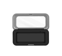 Cenifin Filtro a prueba de polvo y caja de lente con cierres magnéticos seguros para bolsa 3 equipo de cámara ABS cámara filtro organizadores caso, b