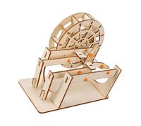 Cenifin Wooden Water Wheel Science Craft Toy for Educational Physics Learning Project Creative Building Playset for Kids