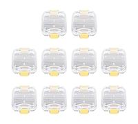 Cenlin 10 Uds Caja de PláStico para Dentaduras Postizas con PelíCula Caja de Almacenamiento de Alta Calidad para Dentaduras Postizas Caja de Dientes de Membrana para Implantes Dentales