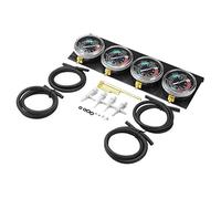 Cenlin de Medidores de VacíO Sincronizador de Carburador de Motocicleta Equilibrador de Medidor de VacíO de Carburador para / / Negro