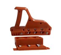 CENMEN 1 juego de cortadora rápida para placas de yeso, cepilladora manual, biselado para paneles de yeso, cortador de madera de 45°/60°, herramienta de mano, color naranja