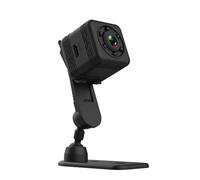 CENMEN 1 Set Mini Cámara con Cubierta Impermeable HD Cámara Interior Inteligente Visión Nocturna Negro, 500416838