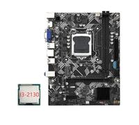 CENMEN 1 Set Placa Base B75M - Placa Base 1155CPU + CPU I3-2130 LGA 1155 USB 3.0 3.0 Soporta hasta 16GB de Ranura RAM DDR3 1600MHz
