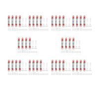 CENMEN 10 amortiguadores delanteros y traseros de metal con asiento fijo para piezas de actualización de coche D12 1/10, 4