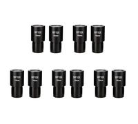 CENMEN 10 oculares de campo ancho WF10X para microscopio biológico, lente óptica, gran angular, 23,2 mm, tamaño de montaje