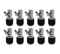 CENMEN 10 piezas de embrague de aleación Hi-Hat para soporte de platillos de jazz, batería de jazz, herramienta de percusión, piezas y accesorios