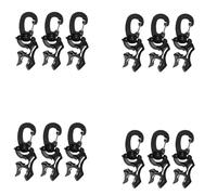 CENMEN 12 clips de manguera de buceo, clip doble BCD para manguera con hebilla de gancho a presión para accesorios de buceo y esnórquel