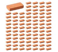 CENMEN 1400 piezas de mini ladrillos para paisajismo, ladrillos en miniatura, ladrillos pequeños para piezas de jardín, escala 1/35