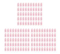 CENMEN 150 Piezas Bolsas de Cuidado Posterior de Pestañas Bolsas de Maquillaje de PláStico de Maquillaje CosméTico Viaje con CordóN Rosa,L