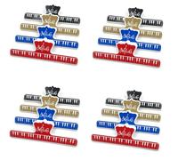 CENMEN 16 piezas de regla de papel para libro de música, para partituras, clip de resorte para piano, guitarra, violín, violonchelo, actuación