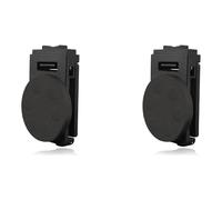 CENMEN 2 clips magnéticos para cinturón, soporte magnético antideslizante para cinturón, cinturón de herramientas magnético para destornillador de martillo