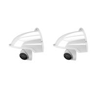 CENMEN 2 fundas protectoras de pared impermeables a prueba de lluvia para cámara al aire libre, caja de protección para cámara de seguridad, cubierta exterior B