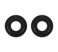 CENMEN 2 lentes de montaje C para cámara X Mount X-Pro1 X-E2 X-M1 Anillo adaptador de cámara C-FX