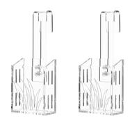 CENMEN 2 macetas de acuario, soporte colgante para plantas de acuario, acrílico, para plantas acuáticas