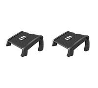 CENMEN 2 reposapiés ajustables, reposapiés de escritorio con función de masaje, taburetes sin pies, ideal para accesorios del hogar y la oficina