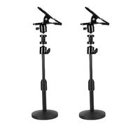 CENMEN 2 soportes de aro de bordado de metal giratorio, ajustable, soporte de aro de bordado para proyectos de bordado