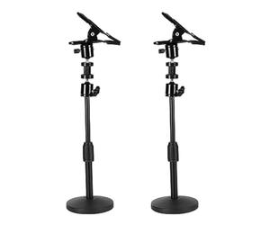 CENMEN 2 soportes de aro de bordado de metal giratorio, ajustable, soporte de aro de bordado para proyectos de bordado