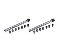 CENMEN 2 soportes para portabrocas C10 Er8A de 100 L + 14 pinzas de resorte Er8