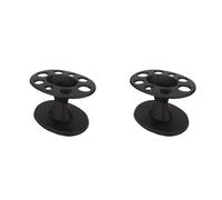 CENMEN 2 soportes redondos para cepillo de pelo, soporte para peine de pelo, estante de exhibición para cepillo de pelo, estante para herramientas de peluquería