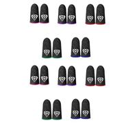 CENMEN 20 Piezas Fibra EléCtrica Superconductora para Dedos de Juegos 28 Puntas de los Dedos Transpirables de Tejida para Juegos MóViles